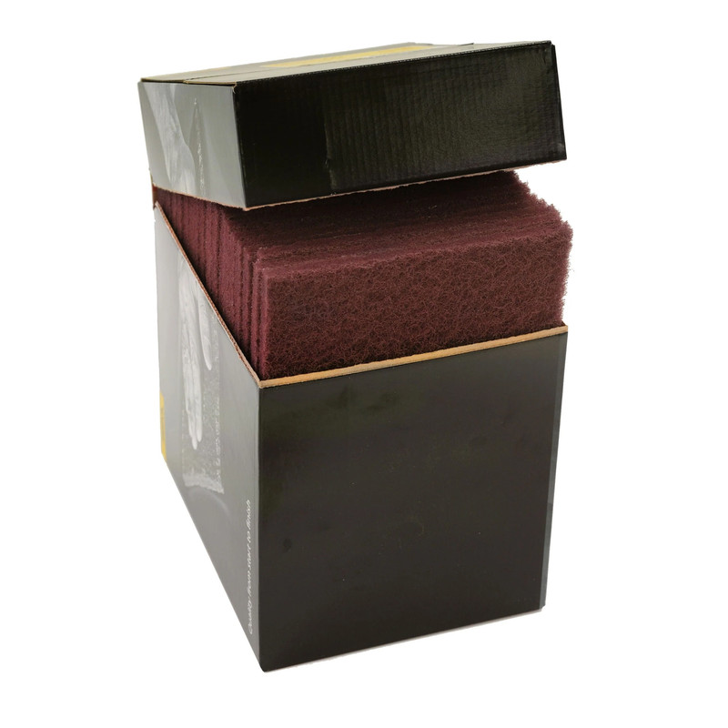 Non-Woven Scuff Pad - Size:6" x 9" - Grit:360 Grit - Pieces:20-Piece